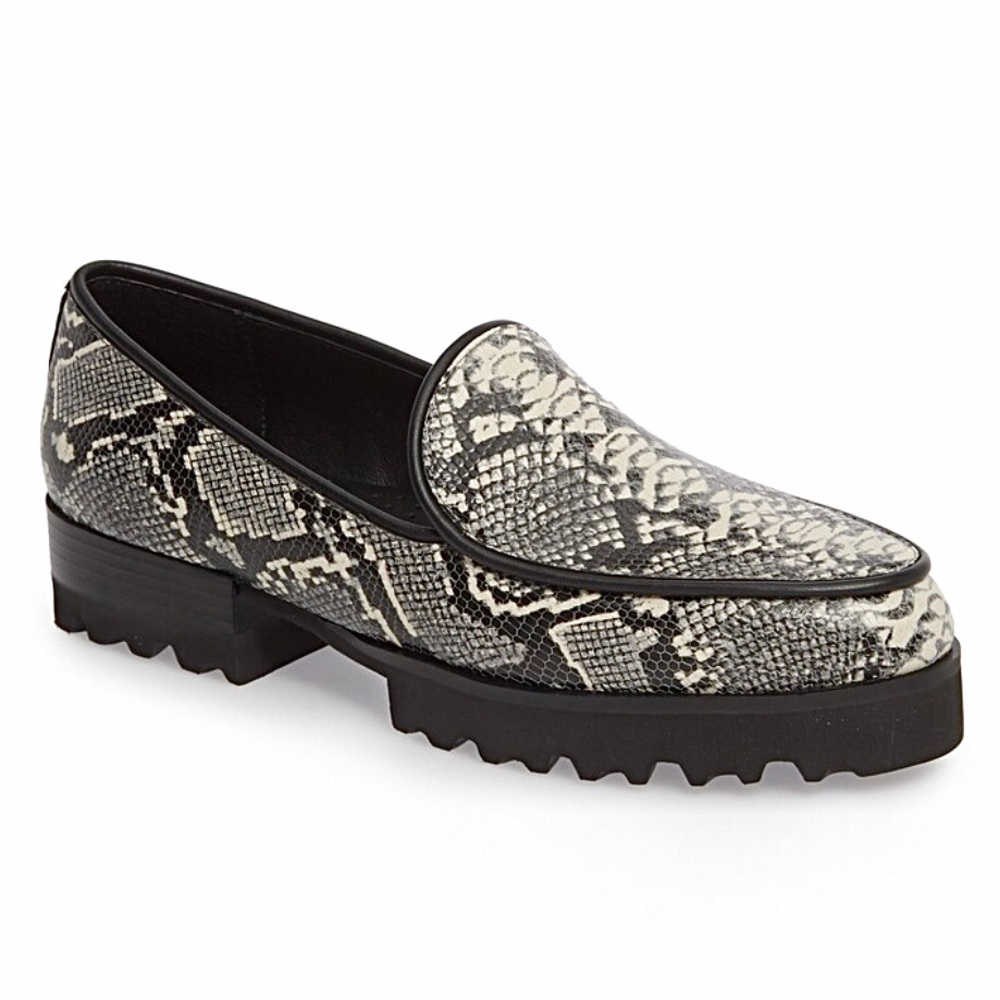 Donald J. Pliner ‘Enza’ Python Platform Loafers - image 1